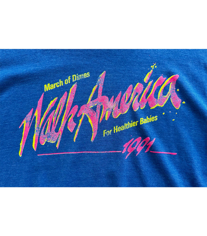 1991 Vintage March of Dimes - Walk America T-Shirt