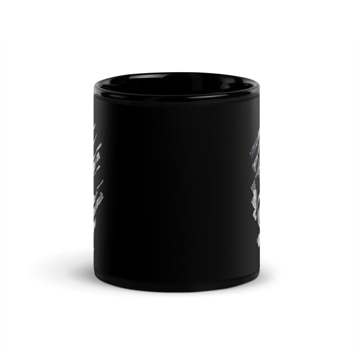 American Flag -Skull and Weapons Mug