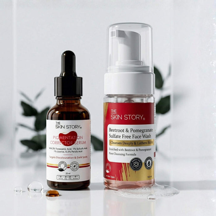 Stuborn Dark Spots 2 Steps - Facewash+Serum - The Skin Story -