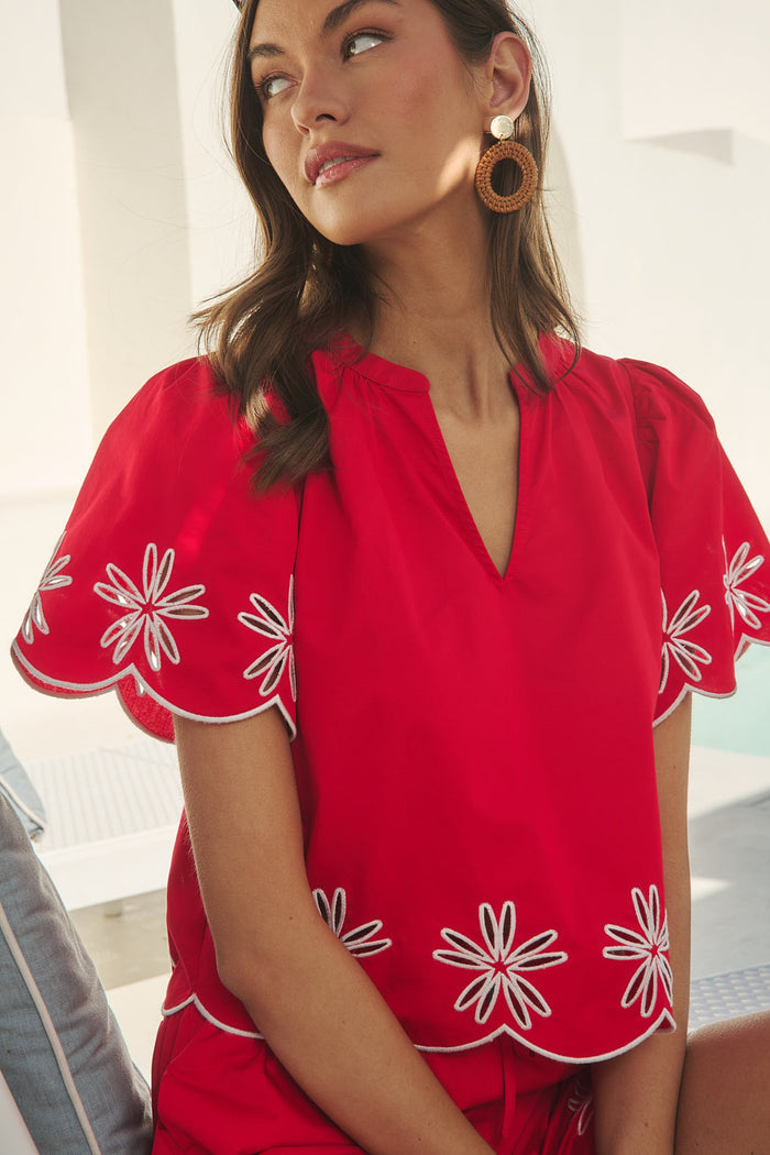 RED-WHITE / XS
