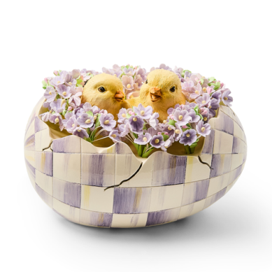 Egg Peekaboo Violet Check