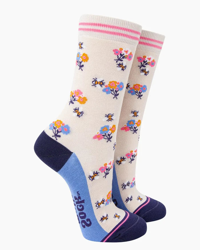 Ladies Bamboo-Rich Socks - Cream