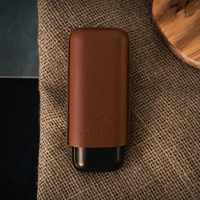 Les Fines Lames Cigar Case DUO Green Pebble - CA7008005