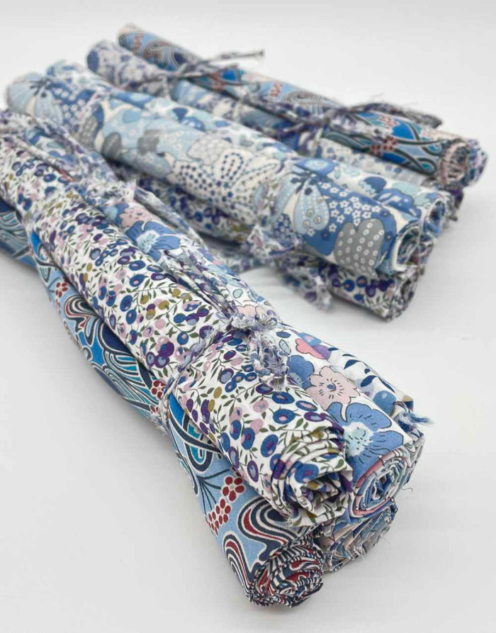 Liberty Fabrics Tana Lawn® Fat Quarter Bundle, Blue Palette