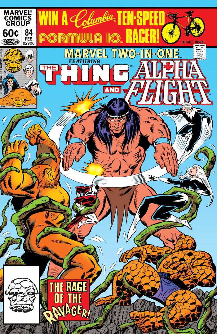 Marvel two in one featuring the thing and alpha flight