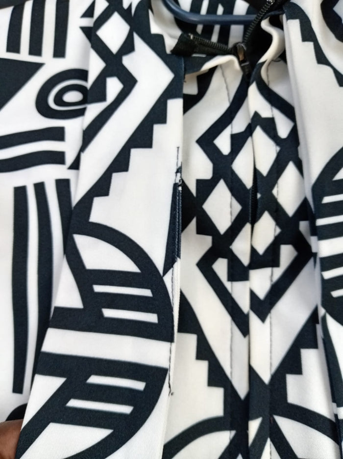 Nguni Black Maxi Dress