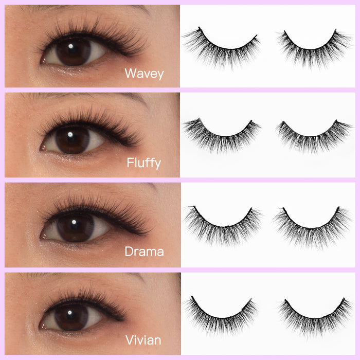 No Mink//Faux Mink Strip Lashes--La La Lei - Lashmer Nails&Eyelashes Supplier