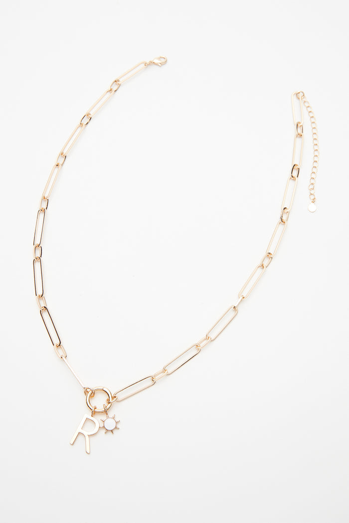 Paperclip Charm Necklace