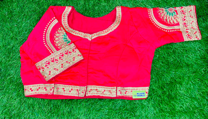 Pink designer blouse