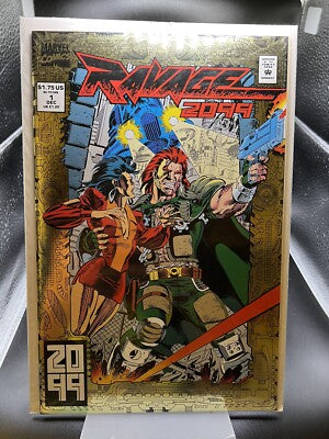 Ravage 2099 #1 Gold Foil Cover Marvel Comics 1992