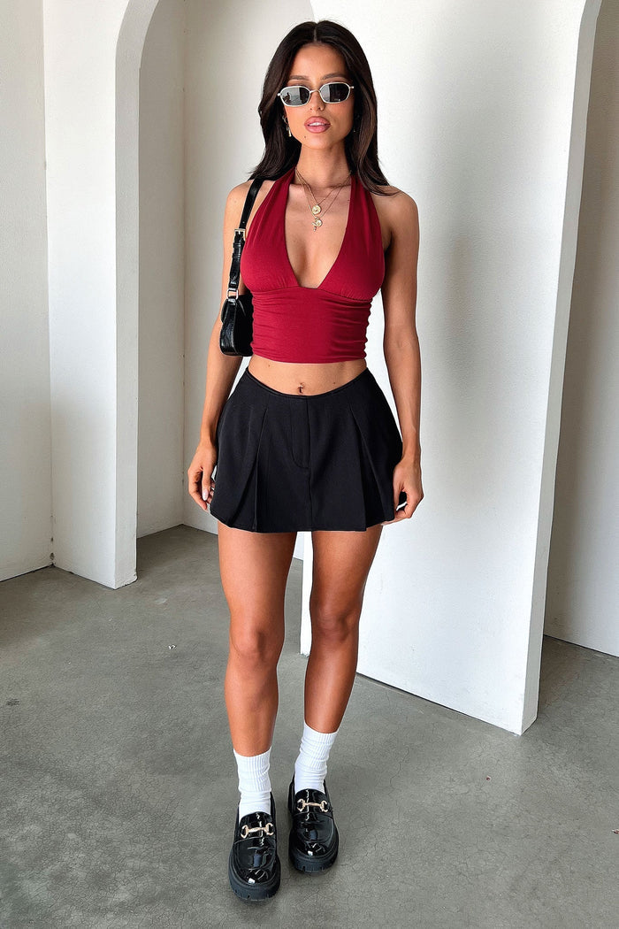 Sunshine Halter Top - Red