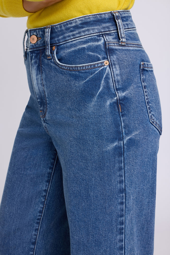 Teresa Wide Leg Jeans - Burnet