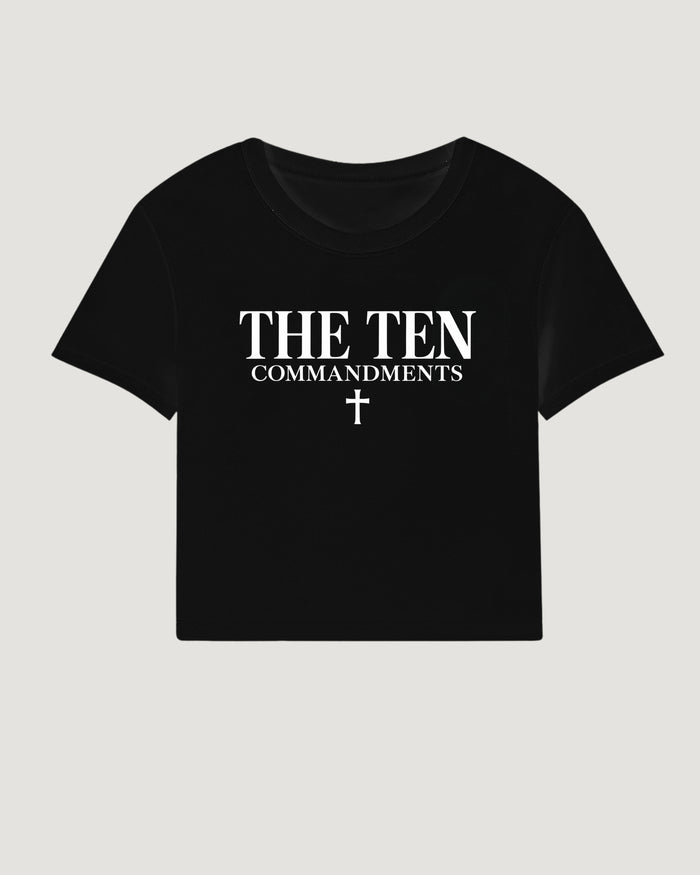 THE TEN CROSS CROP TOP