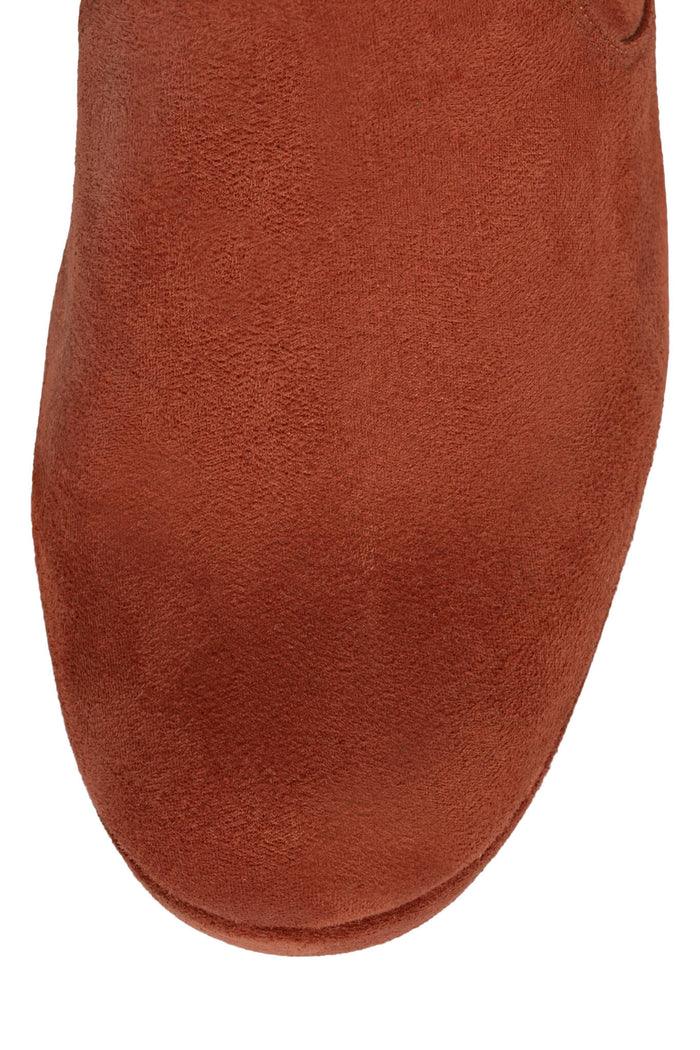 TOPAZ Jeffrey Campbell Over-The-Knee Boot Rust Suede