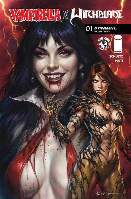 VAMPIRELLA X WITCHBLADE SPECIAL #1 (ONE SHOT) CVR B LUCIO PARRILLO VAR FOC August 31, 2026