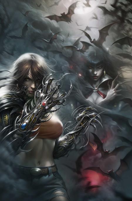 VAMPIRELLA X WITCHBLADE SPECIAL #1 (ONE SHOT) CVR L INC 1:20 FRANCESCO MATTINA VIRGIN VAR FOC August 31, 2026