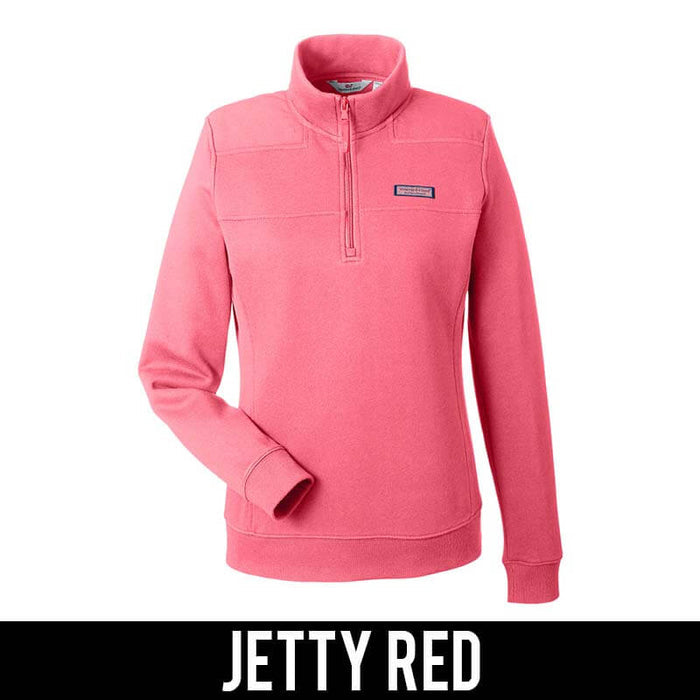 Vineyard Vines Ladies' Collegiate Quarter-Zip Pullover Shep Shirt