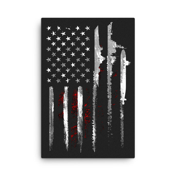 Warship Flag Canvas