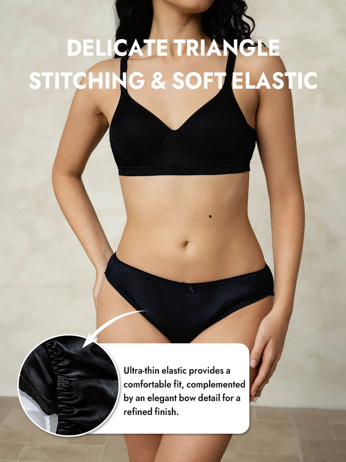 [Black] SilkSilky  Panty 006