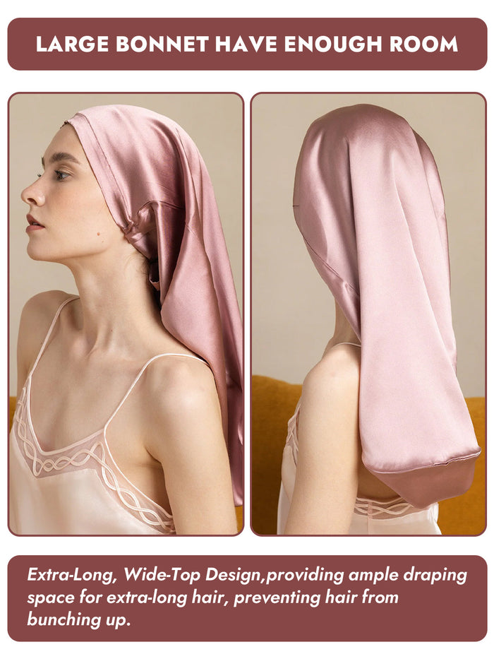 [Pale Mauve] SilkSilky  Sleep Cap 003