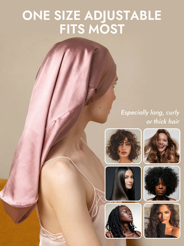 [Pale Mauve] SilkSilky  Sleep Cap 006