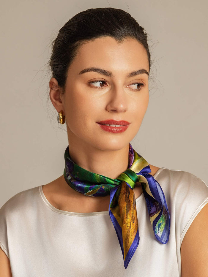 [P094] SilkSilky  Pure Silk Scarf 002