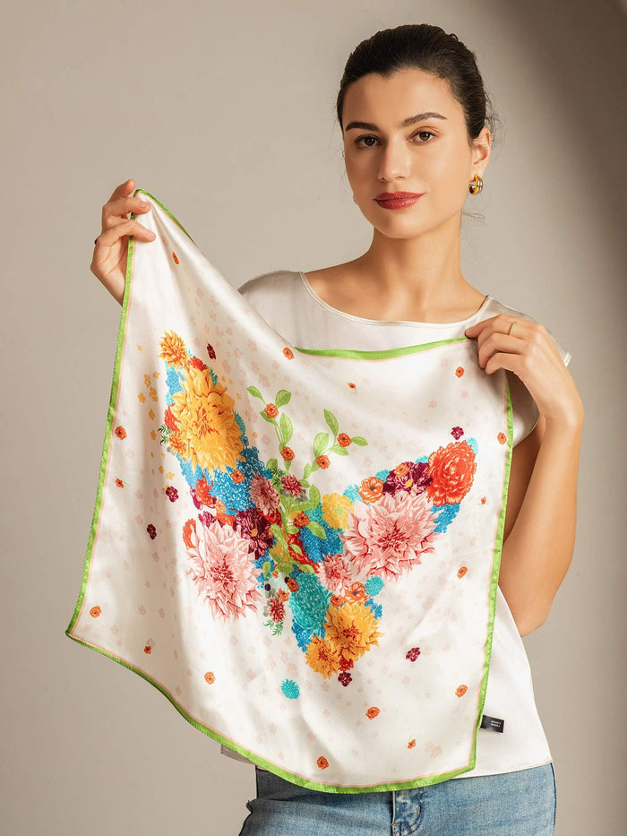 [P091] SilkSilky  Pure Silk Scarf 002