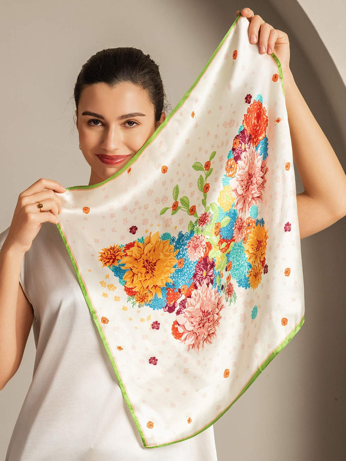 [P091] SilkSilky  Pure Silk Scarf 004