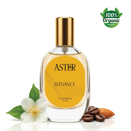 Bottle of 100% Organic Elegance perfume for women, 30ml