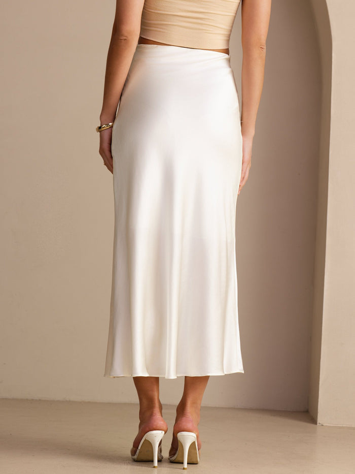 [Ivory] SilkSilky  Skirt 002