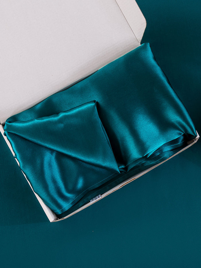 [Teal] SilkSilky  Pillowcases 007
