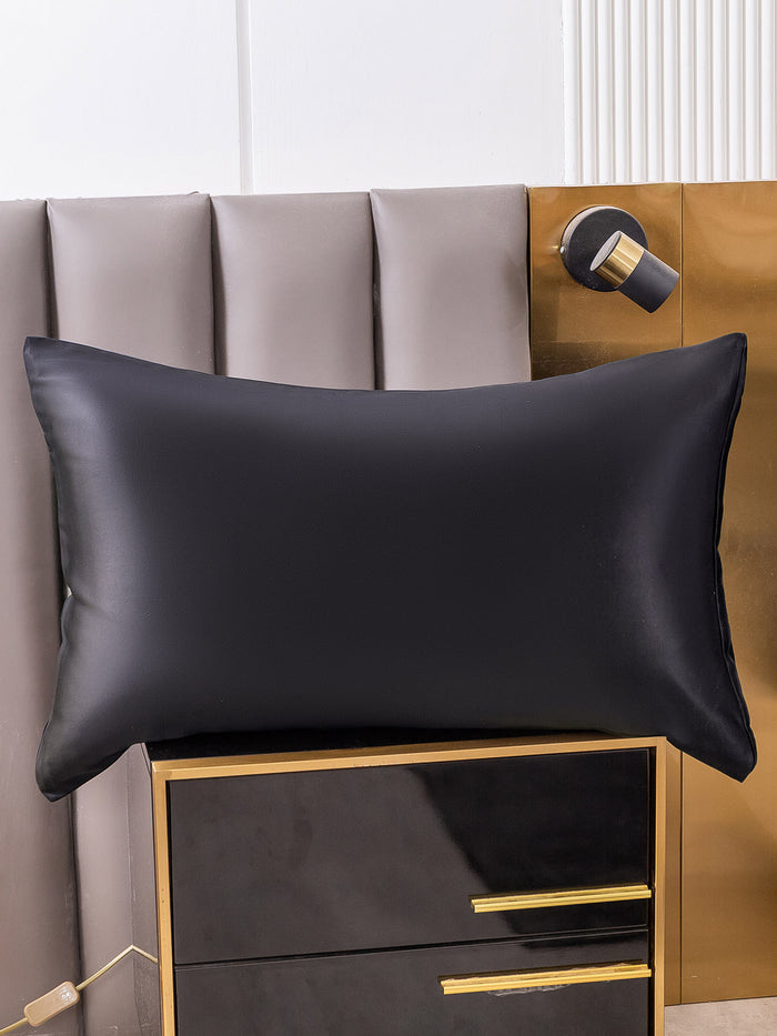 [Black] SilkSilky  Pillowcases 001
