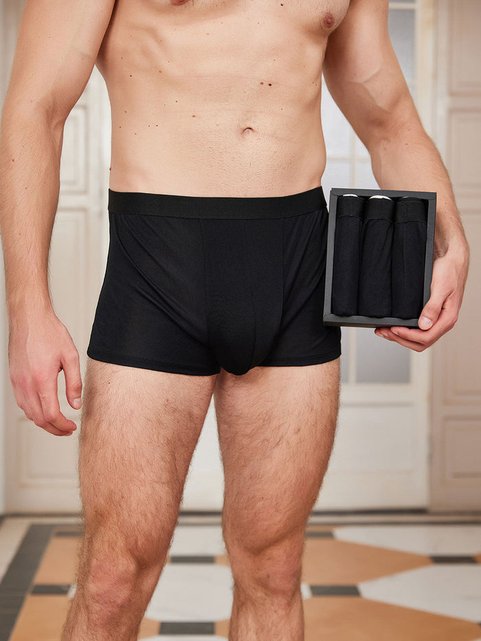 [Black] SilkSilky  Men's Underwear 001