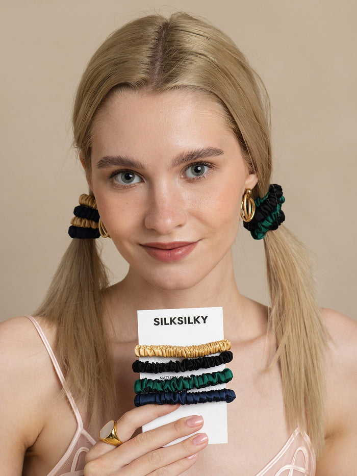[Group1] SilkSilky  Silk Scrunchie 001