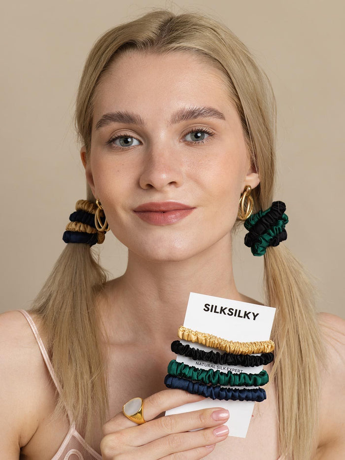 [Group1] SilkSilky  Silk Scrunchie 002