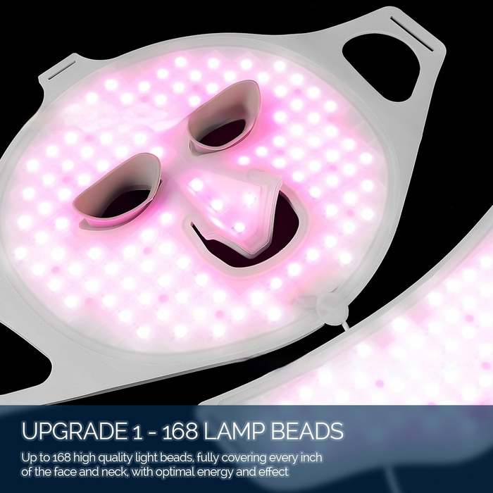 7-Color LED Silicone Face Mask - Skin Rejuvenation & Acne Treatment - view 5