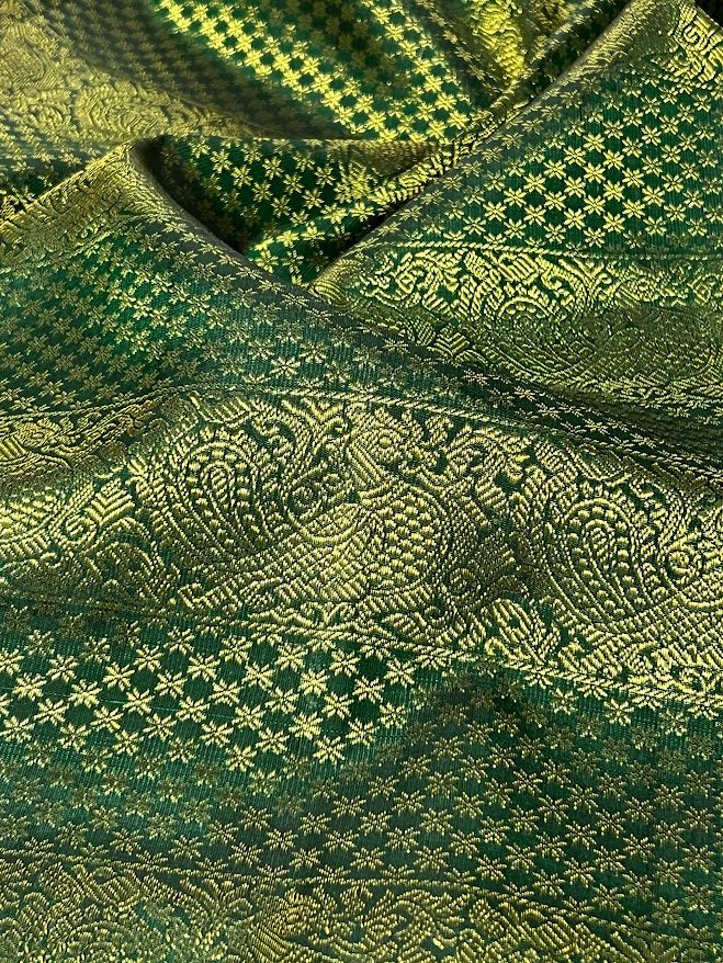 Annam brocade kanchi silk fabric