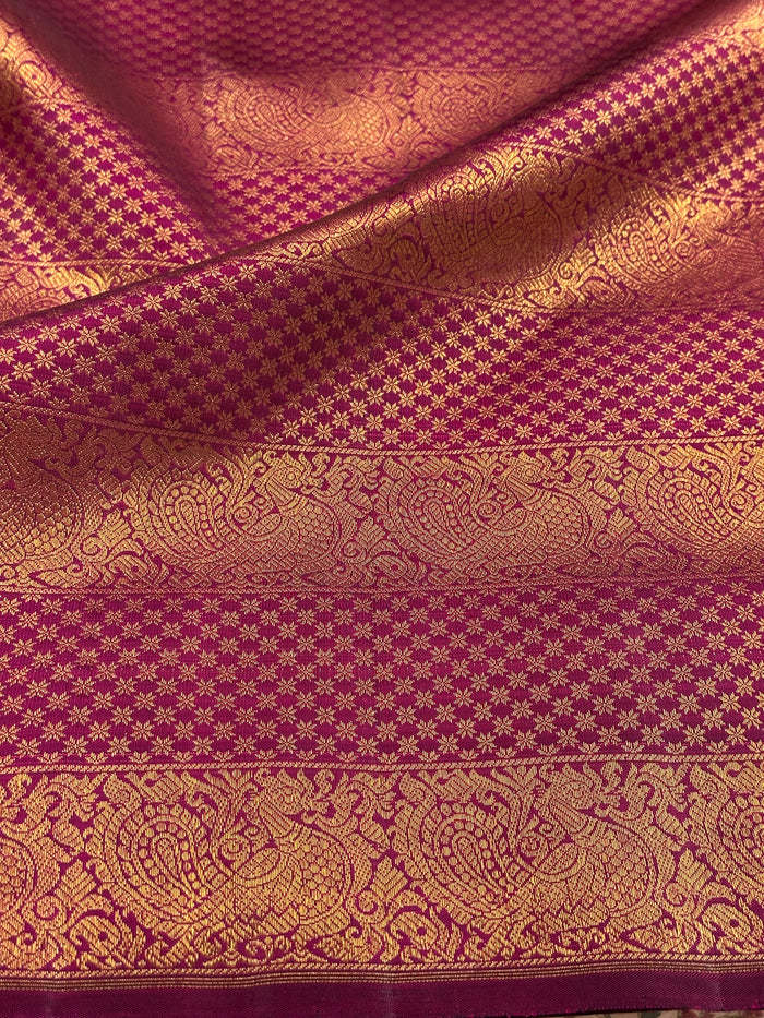 Annam brocade kanchi silk fabric