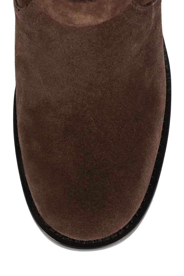 APPALACHIA Jeffrey Campbell Knee-High Boot Brown Suede