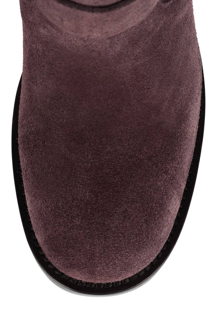 APPALACHIA Jeffrey Campbell Knee-High Boot Dusty Wine Suede