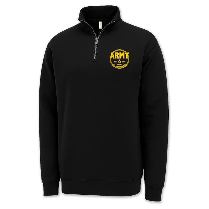 Army Retired Left Chest 1/4 Zip