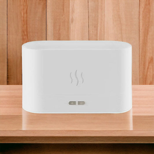 Aroma Flame Ultrasonic Essential Oil Diffuser (White) at Your Oil Tools