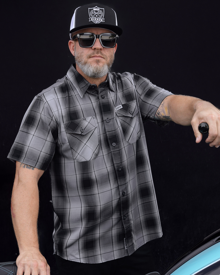 Asphalt Bamboo Short Sleeve  - Dixxon Flannel Co.