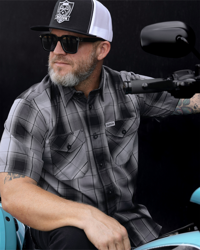 Asphalt Bamboo Short Sleeve  - Dixxon Flannel Co.