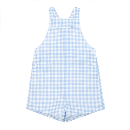 baby boys oasis blue gingham overall