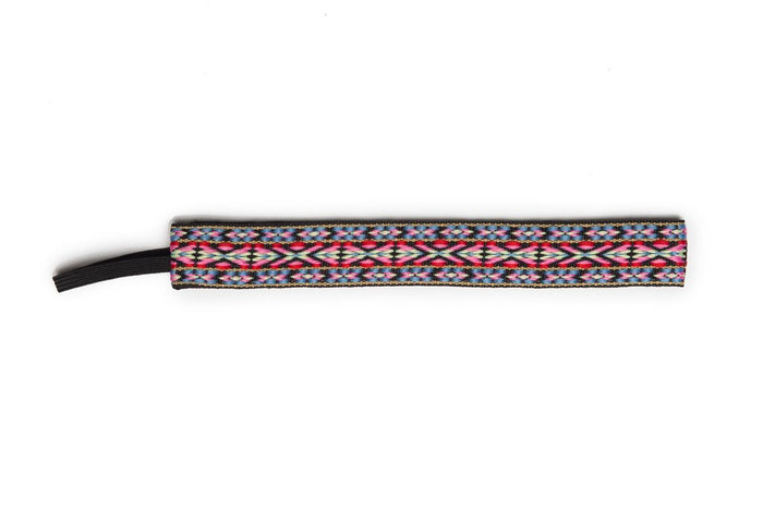 Banded Original Pink Red Geometric Headband 1404 Headband