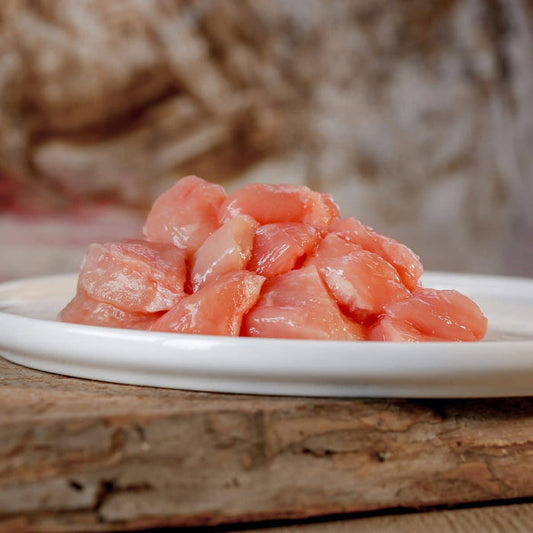 Barfgold Hühnermuskelfleisch mager gewürfelt