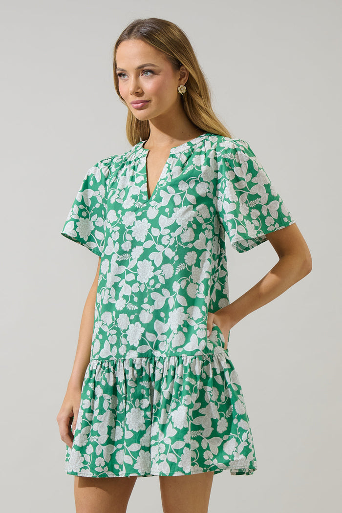 Baxley Floral Azari Shift Mini Dress