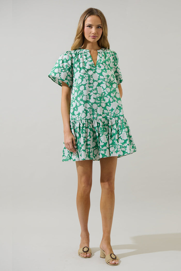Baxley Floral Azari Shift Mini Dress