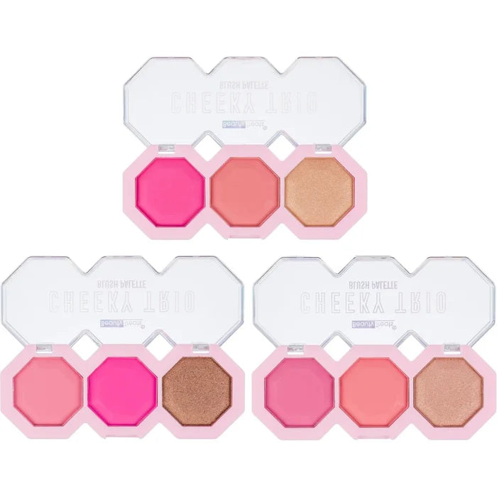 Beauty Treats - Cheeky Trio Blush Palette - TRUECOLOR WHOLESALE
